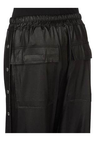 Pantaloni larghi in jersey nero lucido RICK OWENS DRKSHDW | DS01F4336JL09